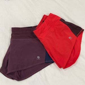Lot of 2 - Oiselle Roga Shorts - 4
